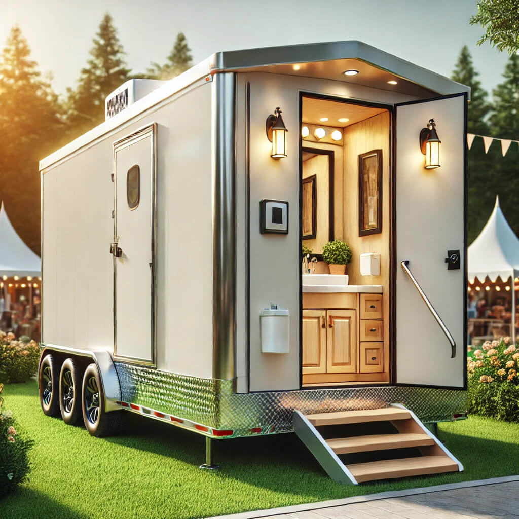 Luxury Restroom Trailer Rental Near Me